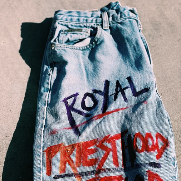 Royal Priesthood custom faith jeans-10 - Picture 3 of 6
